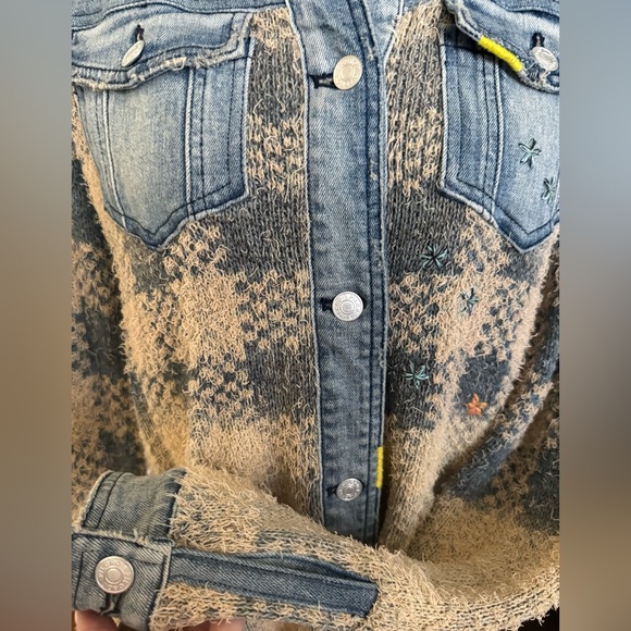 Pilcro Denim Sweater Jacket Women’s S - Picture 6 of 8